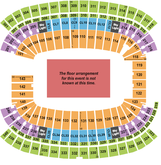 Gillette Stadium Ed Sheeran Seating Chart